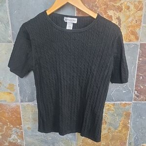 Mendocino Charcoal Knit Top